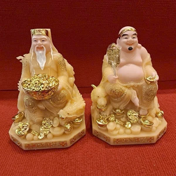 tài địa thạch anh vàng 20cm