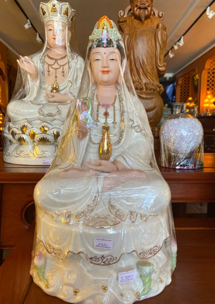 Tượng Phật Bà đế thẳng 35 cm